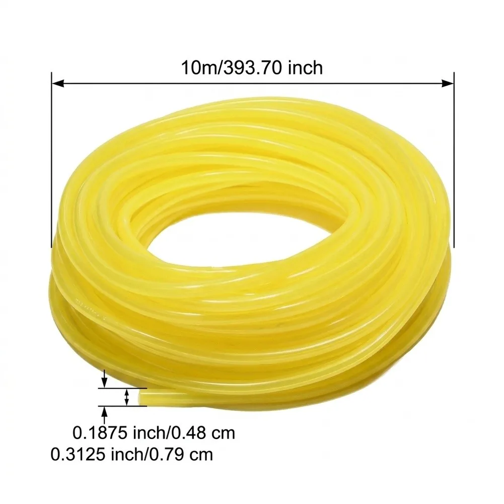 Fuel Conveyance Tubing for Tygon-Style Installations 3/16 inch Internal Diameter 5/16 inch External Diameter 10m Plastic Hose