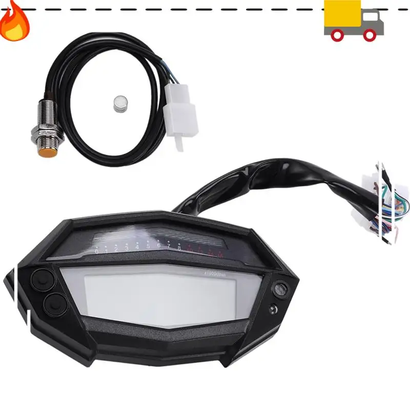 For Kawasaki Z1000 Tachometer Motorcycle Tachometer Motorcycle Gauge LCD Speedometer Z1000 Digital Instrument