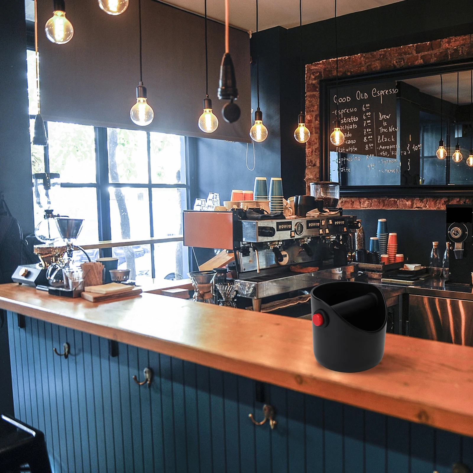 1 قطعة دلو مطحون القهوة المضادة للانزلاق أسفل سهلة التنظيف صندوق طحن الإسبريسو ملحق دلو مطحون القهوة #1