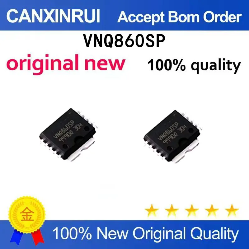 (5pcs-100pcs）Brand new original VNQ860SP automotive computer board commonly used vulnerable chip IC HSOP10 in stock