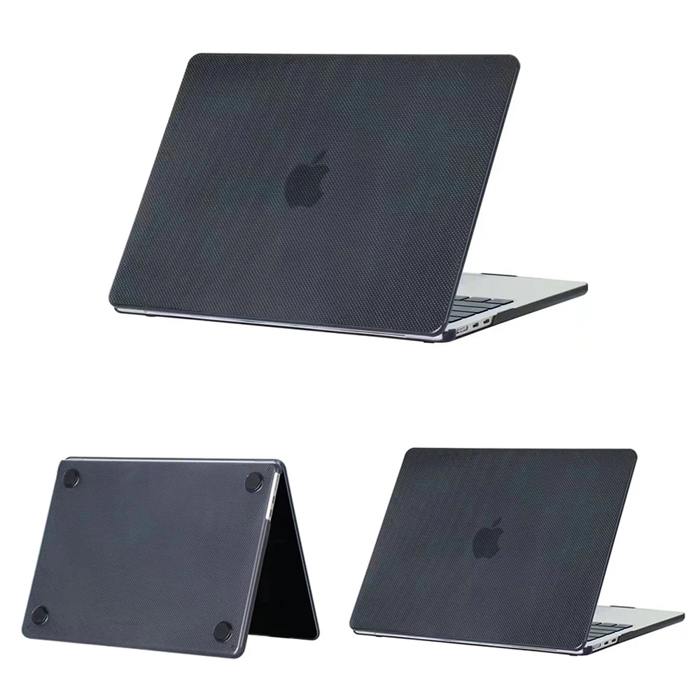 Voor Macbook Air 15 Case 2023 A2941 16.2 Pro Cover Koolstofvezel Getextureerde Dot-Vormige Pattenbestendige Beschermende Laptophoes