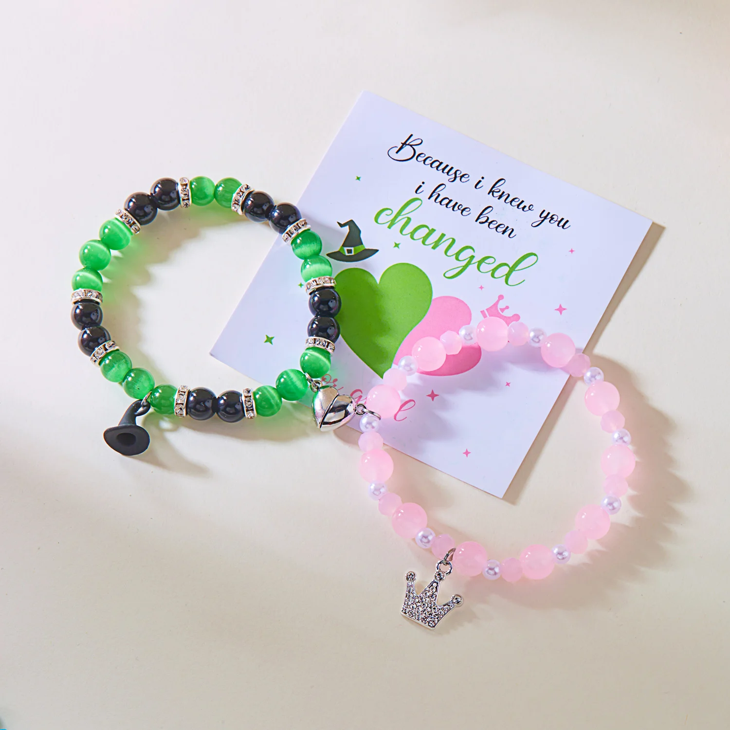 Neues Design Magic Stick Hut Krone passende Armbänder für Frauen Mode handgefertigte Perlenarmbänder BFF Freundschaftsschmuck Geschenke – Detail 1