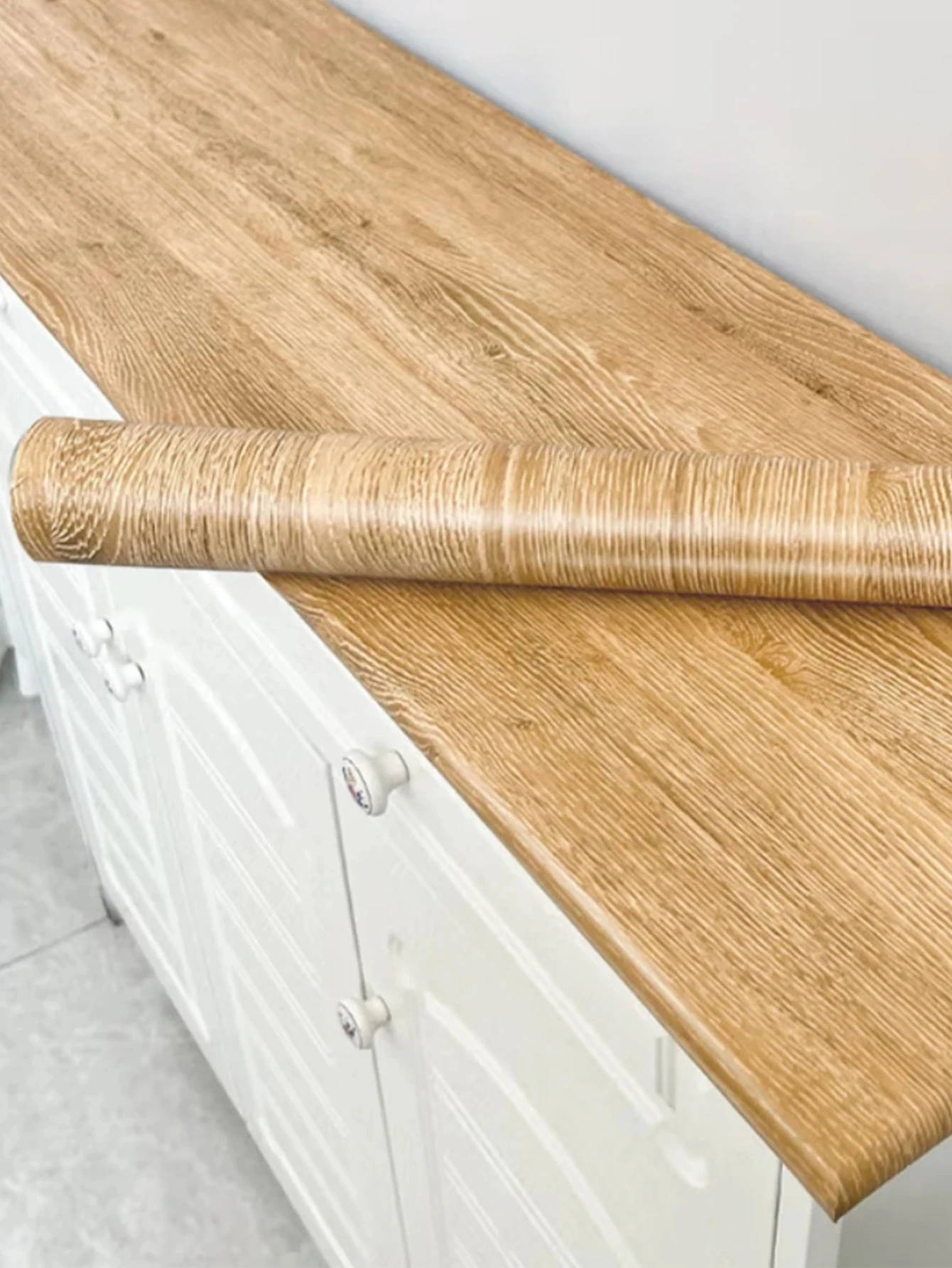 PVC Self-adhesive Waterproof Wood Wallpapers Wall Stickers for Wall in Rolls Furniture Renovation Film Bedroom Home Decor PVC