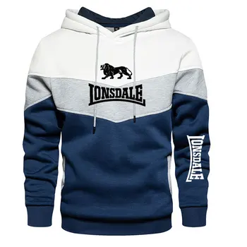 Outono inverno 3d masculino oficial-website retalhos hoodie ao ar livre casual roupas esportivas de rua moda masculina moletom com capuz térmico