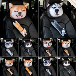 Car Styling Seat Belt Cover Shoulder Strap Cushion Pad Cartoon Animal Car Protector Auto Neck Support Cute Accessories