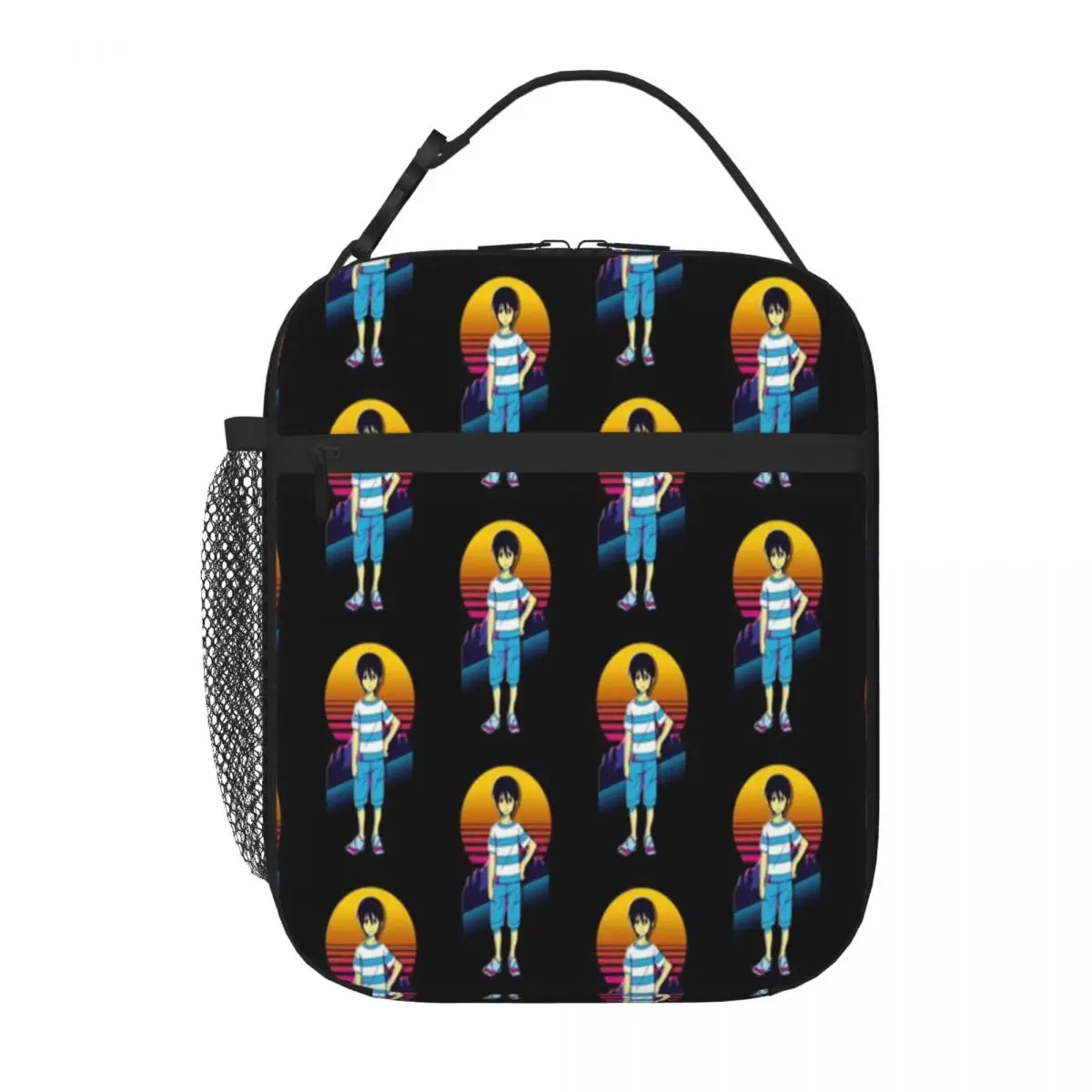 Hot Sale Orbital Children - Touya Sagami 80s Retro Outdoor Style Insulated Snack Tote Beach Outing Lunch Tote