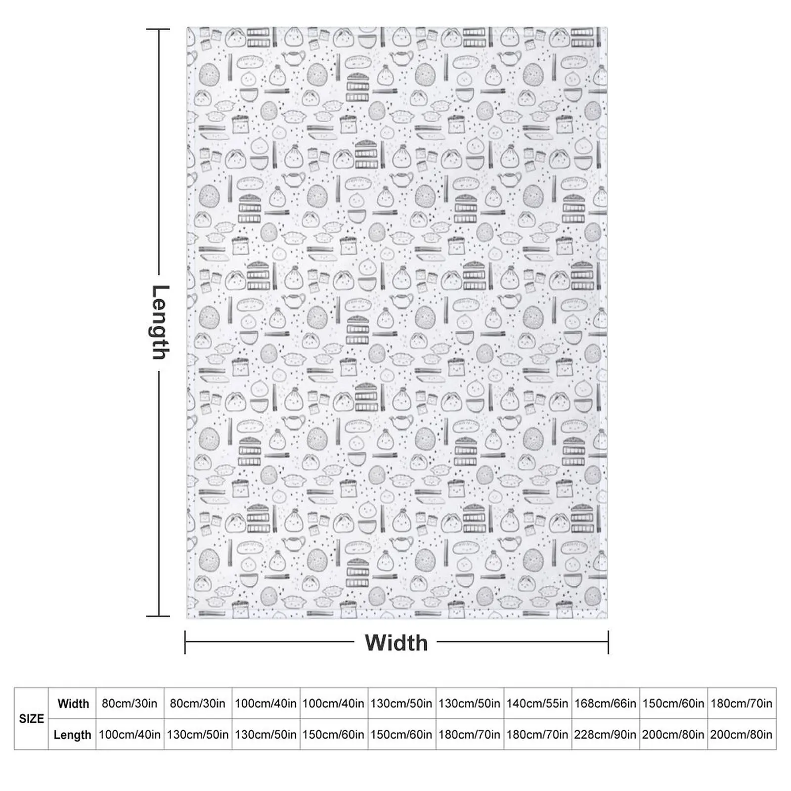 Dim Sum Delights Throw Blanket Decorative Beds heavy to sleep valentine gift ideas Hairy christmas decoration Beach Blankets
