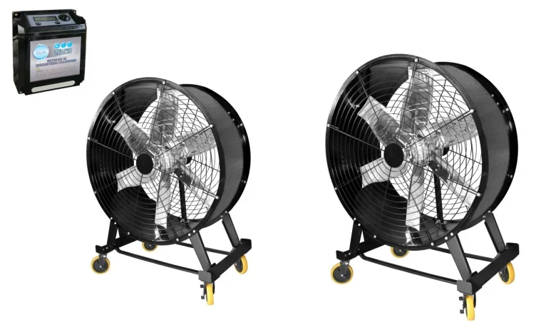 QIXIANG FANS 2m 750W Waterproof Electric Big Industrial Portable HVLS Wheel Stand Fan for Large Space