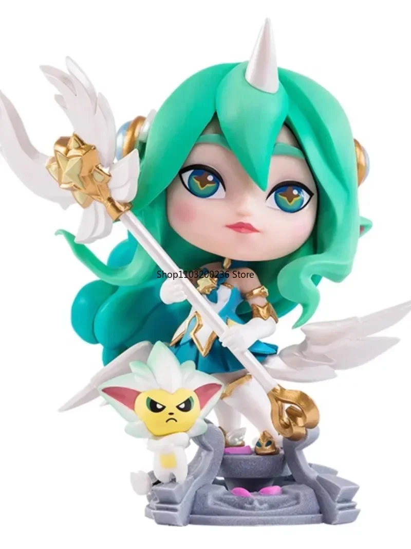 Originale LOL League of Legends Soraka Q Version Anime Action Figures hobby ornamenti da collezione modello giocattoli regalo