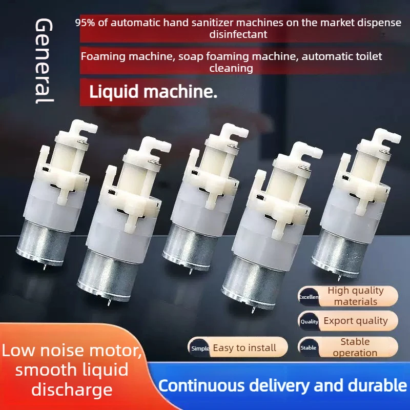 310 Mini Foam Pump DC12V Diaphragm Motor Soap Dispenser Pump for Sensor Foaming Hand Wash Disinfection Soap Pump