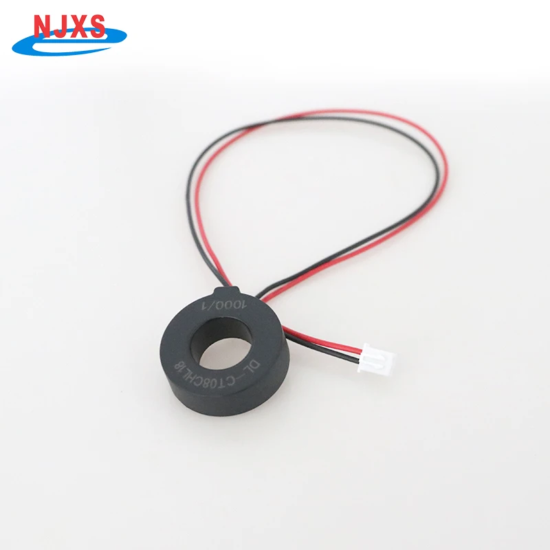 NJXSE DL-CT08CHL18-1000/1 2000/1 with XH2.54-2P Current Transformer 50A 50mA 100A 50mA Hole 14.5mm Toroidal Current Transformer