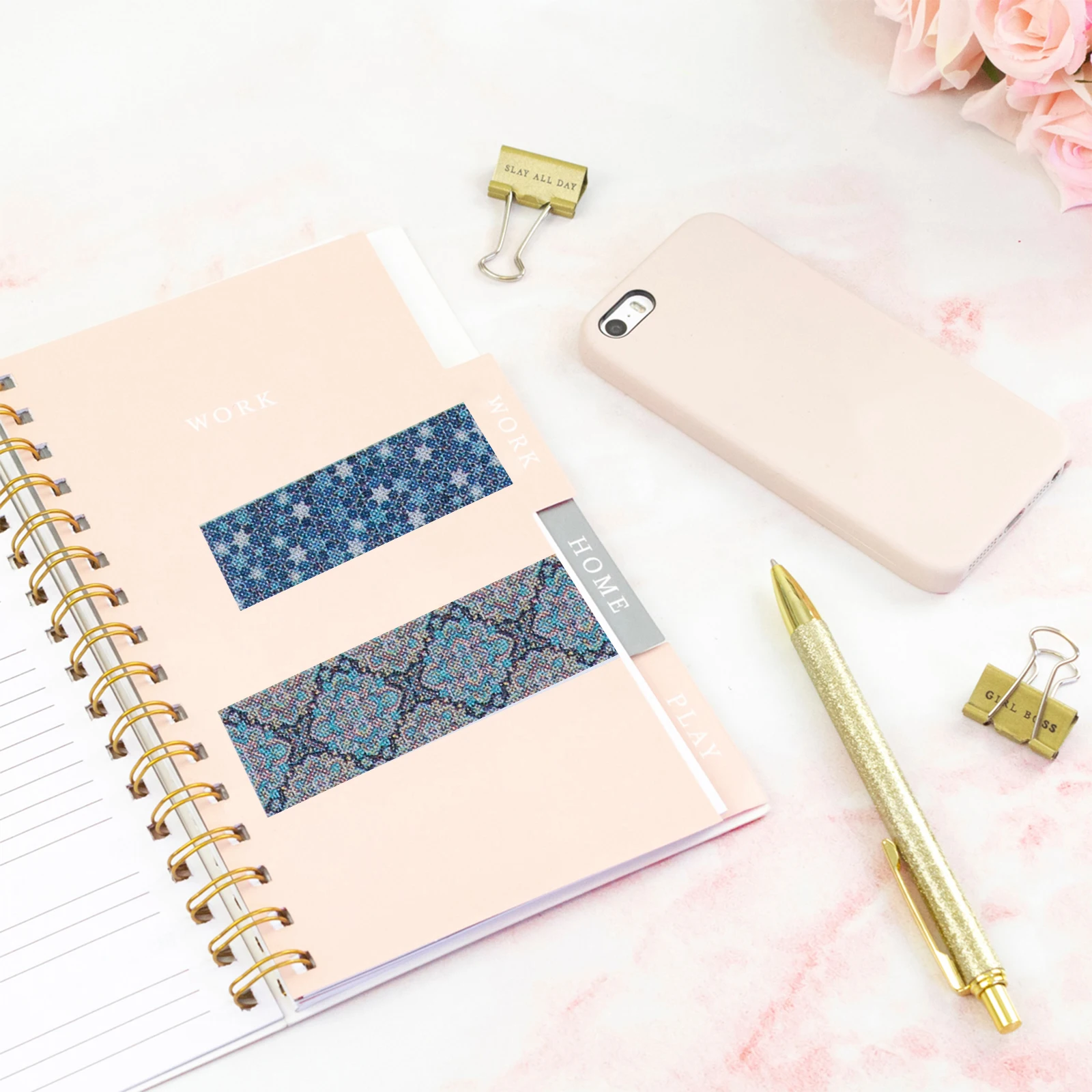 

12Pcs Retro Washi Tape Decorative Set Vintage Scrapbook Tape DIY Notebook Crafting Masking Paper Adhesive Stickers