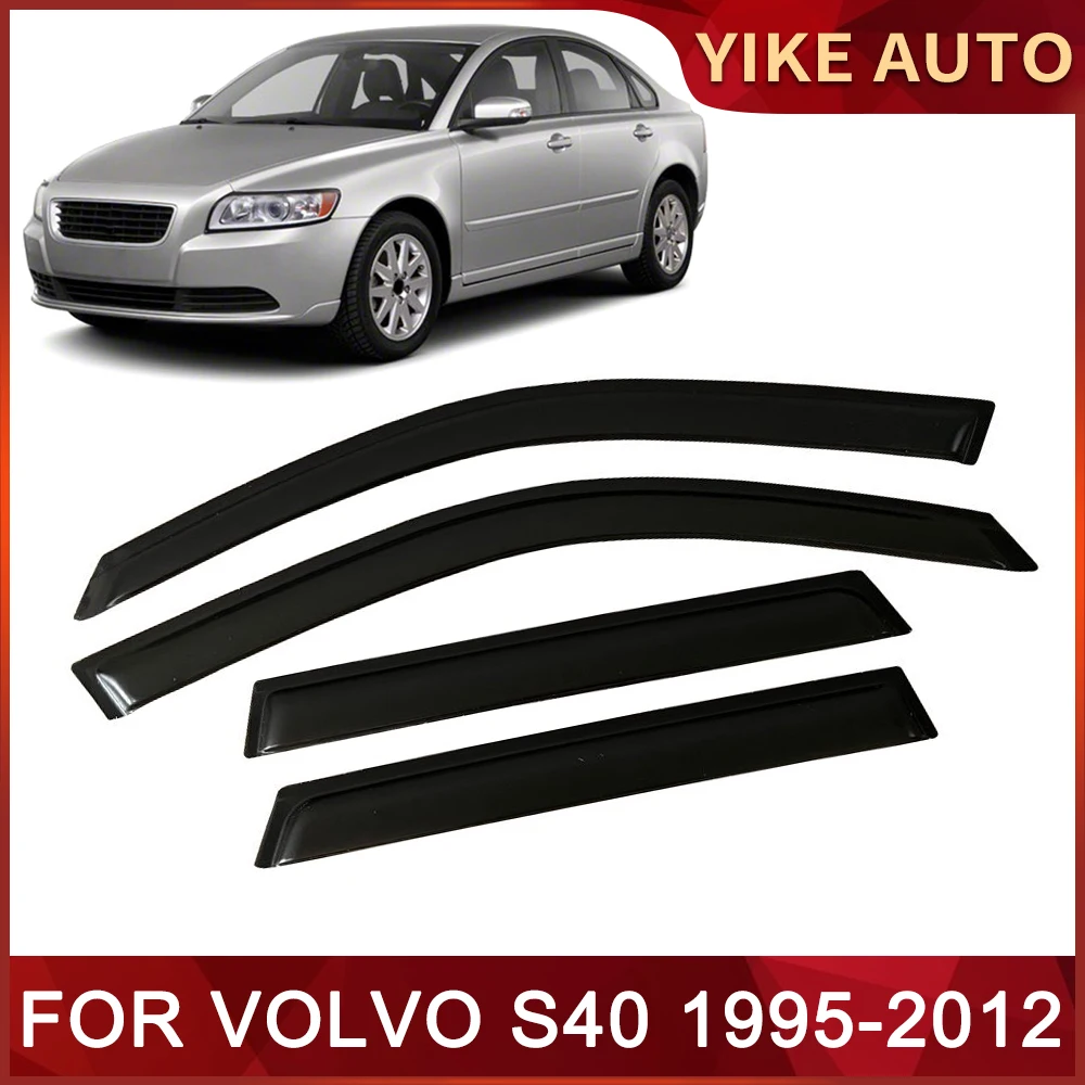 

Window Visor for VOLVO S40 1995-2012 Weathershied Door Visor Wind Sun Rain Guards Side Window Wind Deflectors Auto Parts