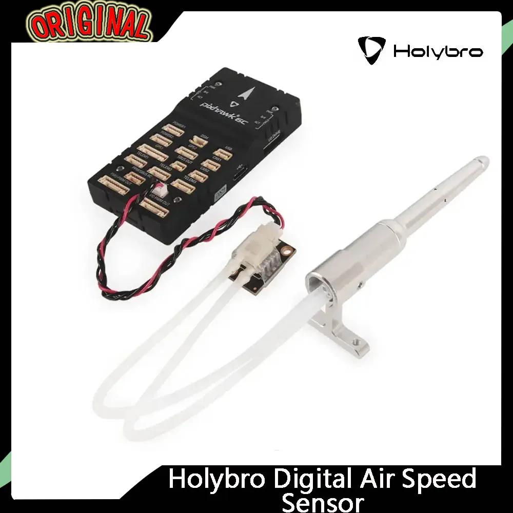 

Цифровой измеритель воздушной скорости Holybro Ardupilot Arduplane Pitot, высокая точность для Pixhawk 4 FC RC FPV дронов