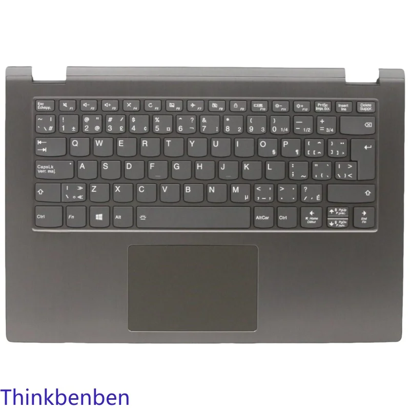 

CFB Canadian French Keyboard Iron Gray Upper Case Palmrest Shell Cover For Lenovo Flex 6 14 YOGA 530 14IKB 14ARR 5CB0R08882