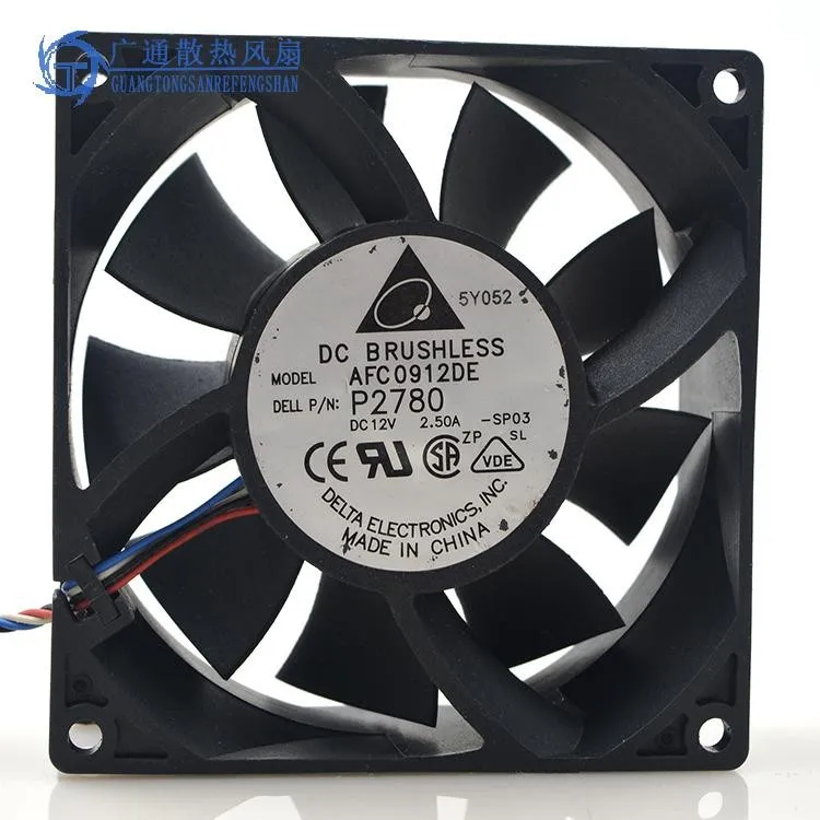 Original 90 * 90 * 38MM 12V 2.5A 9CM AFC0912DE Automotive Supercharged Violent High Air Cooling Fan