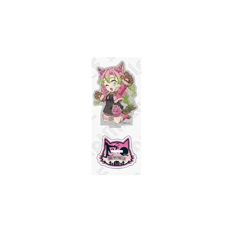 Demon Killer Japanese Anime Peripherals Halloween Q Version Acrylic Stand Collectible Desk Ornament Creative Gift for Friend Toy