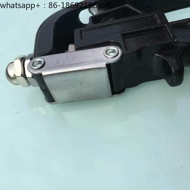 High Pressure Pneumatic Butter Machine Pedal Gun Nozzle Straight Handle Universal Gun Head 14 * 1 Filament