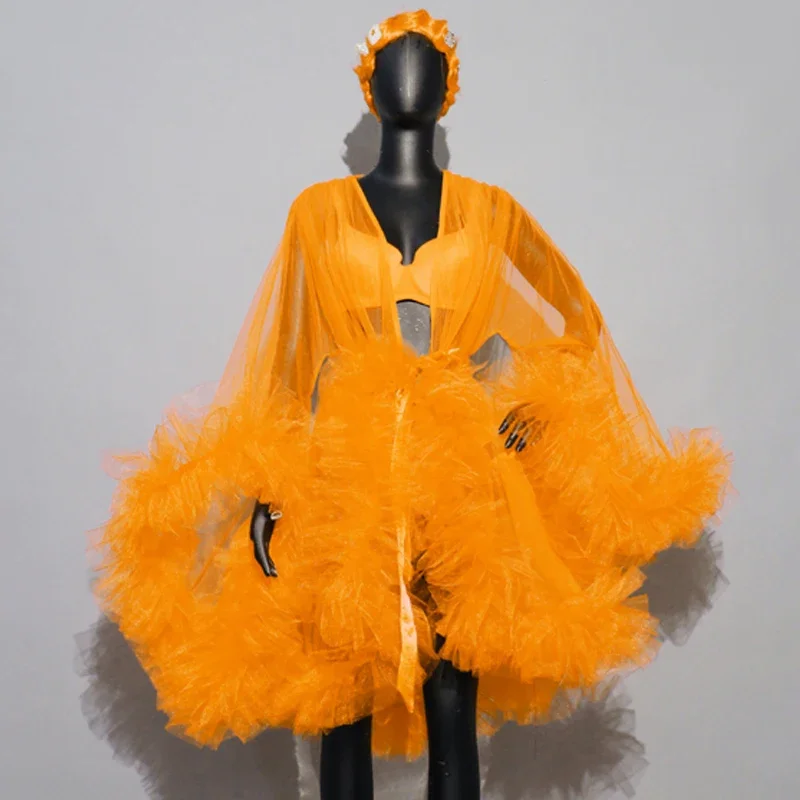 4 Kolory Seksowny Prześwitujący Płaszcz z Siateczki i Polaru Bikini Damski Kostium do Tańca Gogo Klub Nocny Dj Ds Impreza Strój do Tańca na Rurze XS6047