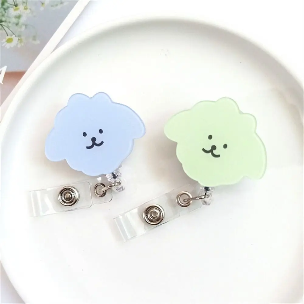 الكرتون الكلب ممرضة شارة بكرة الحيوانات اسم العلامة حامل شارة قابل للسحب بطاقة العمل بطاقة الصدر مشبك سهل السحب