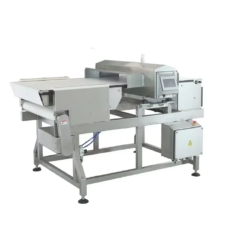Inline Metal Detector for Bakery Products Biscuit Metal Detector with Pneumatic Retracting Rejector