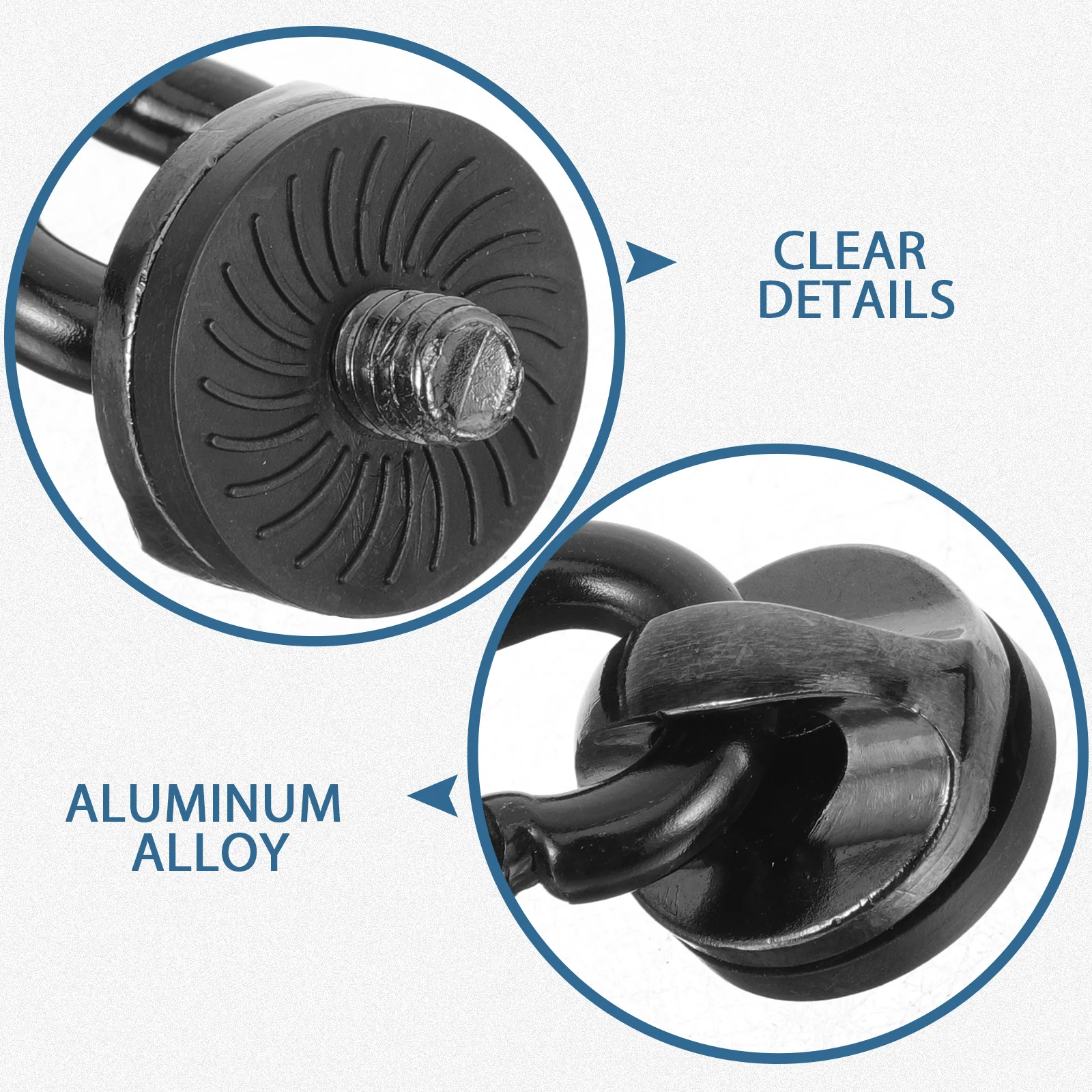 

2Pcs Portable Metal Strap Buckle Sturdy Camera Belt Hook for Outdoor Use Simple and Practical Camera Strap Shoulder Belt Hook