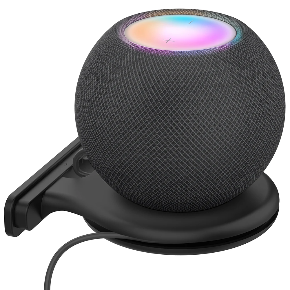 Mini support mural pour HomePod, support de prise de haut-parleur, gestion des câbles, gain de place, support rapide, étagère murale