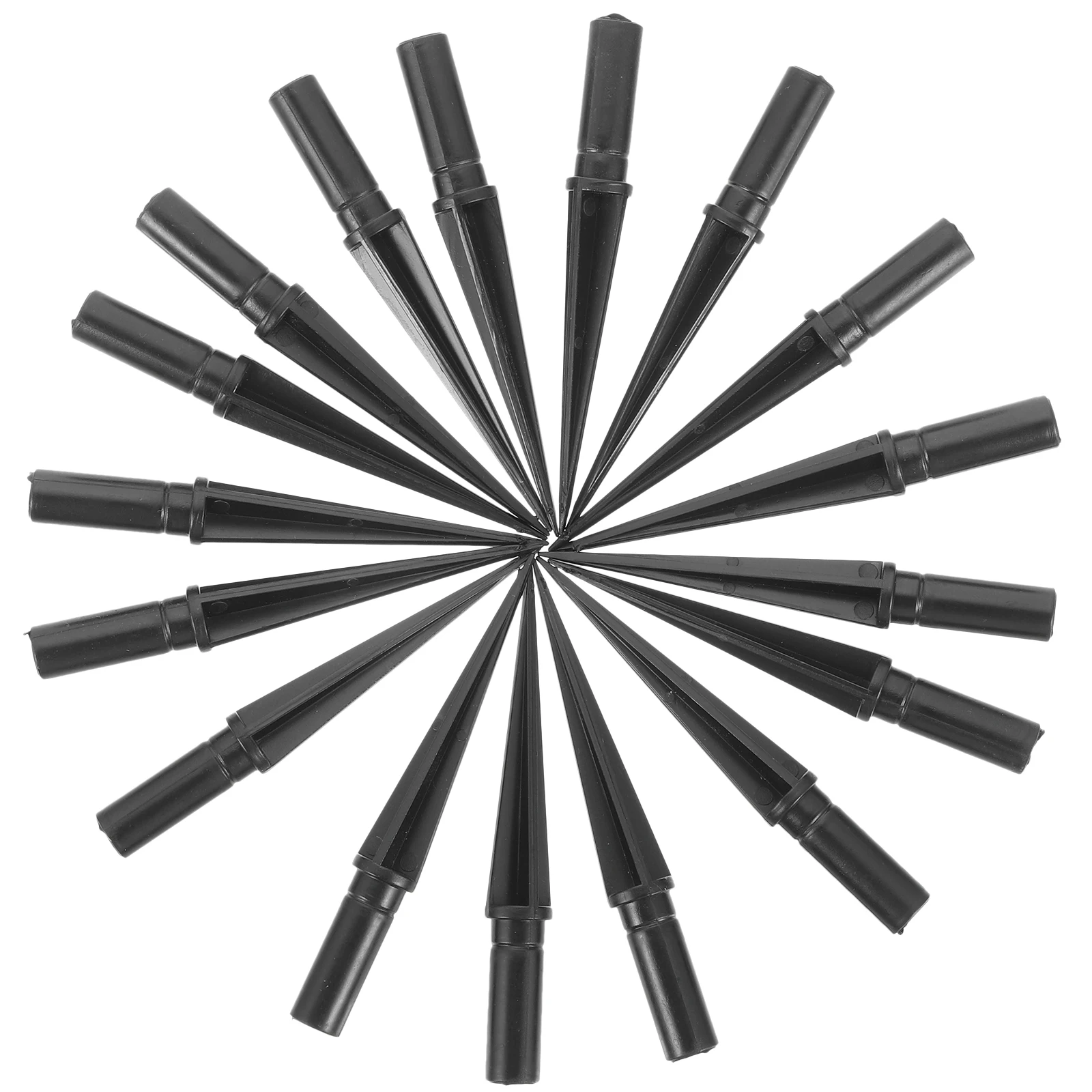 

20 Pcs Solar Light Stakes Floor Lamp Accessories Plastic Ground Spike for Garden Yard Path Landscaping Decorative Piles