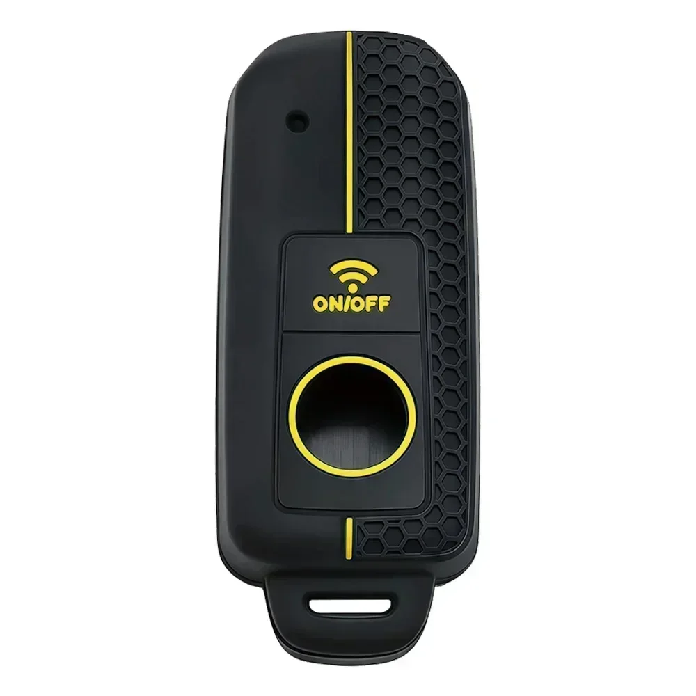 Honeycomb Red Line Silicone 2 Button Motorcycle Key Cover For Yamaha XMAX300 NVX155 AEROX QBIX TMAX530 TMAX560 Smart Fob
