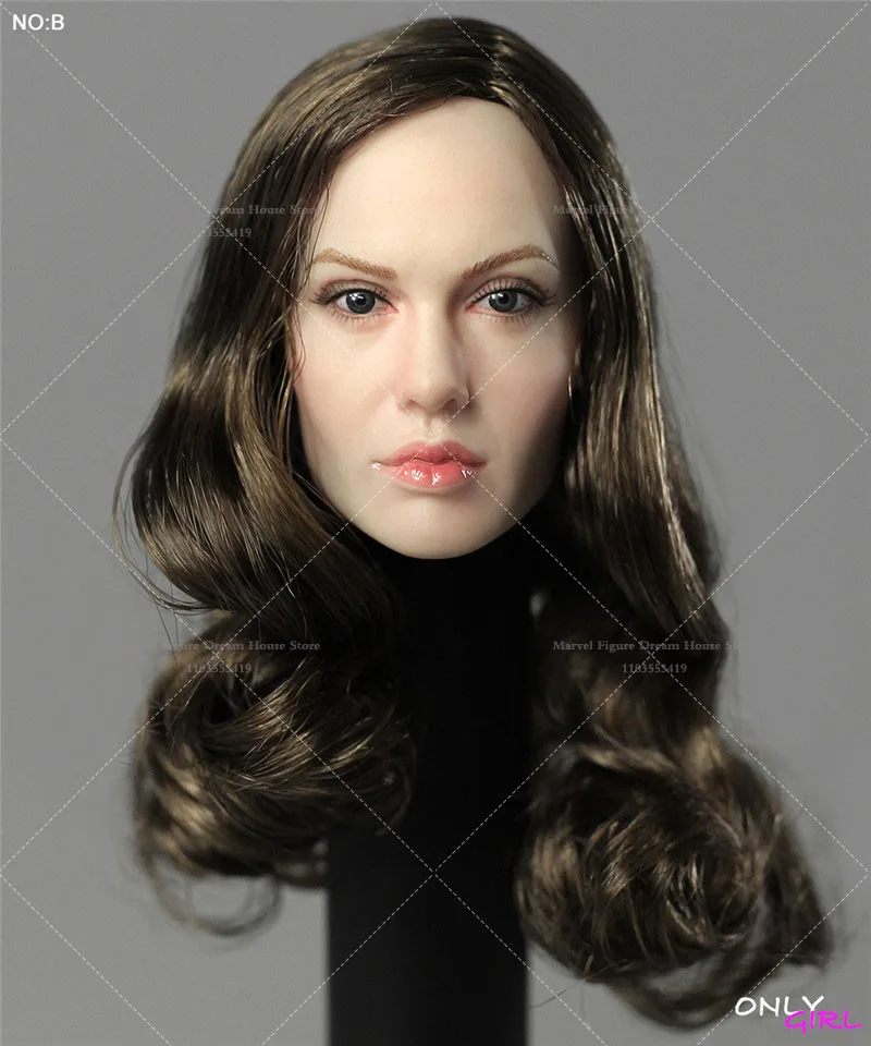 TYLKO KOBIETA 001 A/B/C Skala 1/6 Rzeźba Głowy Sławna Kobieta-Gwiazda Dla 12-calowych Lalek Figurki Akcji Kolekcje Żołnierzy Zabawki Dostępne Od Ręki