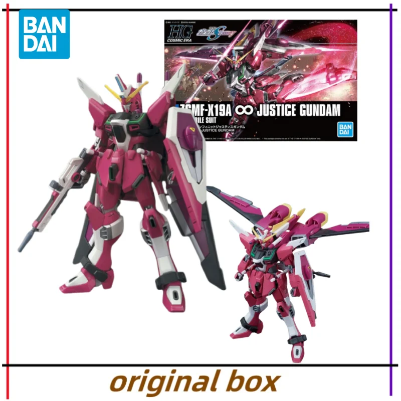 

Bandai Figure Model HGCE231 ZGMF-X19A JUSTICE GUNDAM Anime Toys Collectible Gift for Kids Genuine Brand New and Unopened