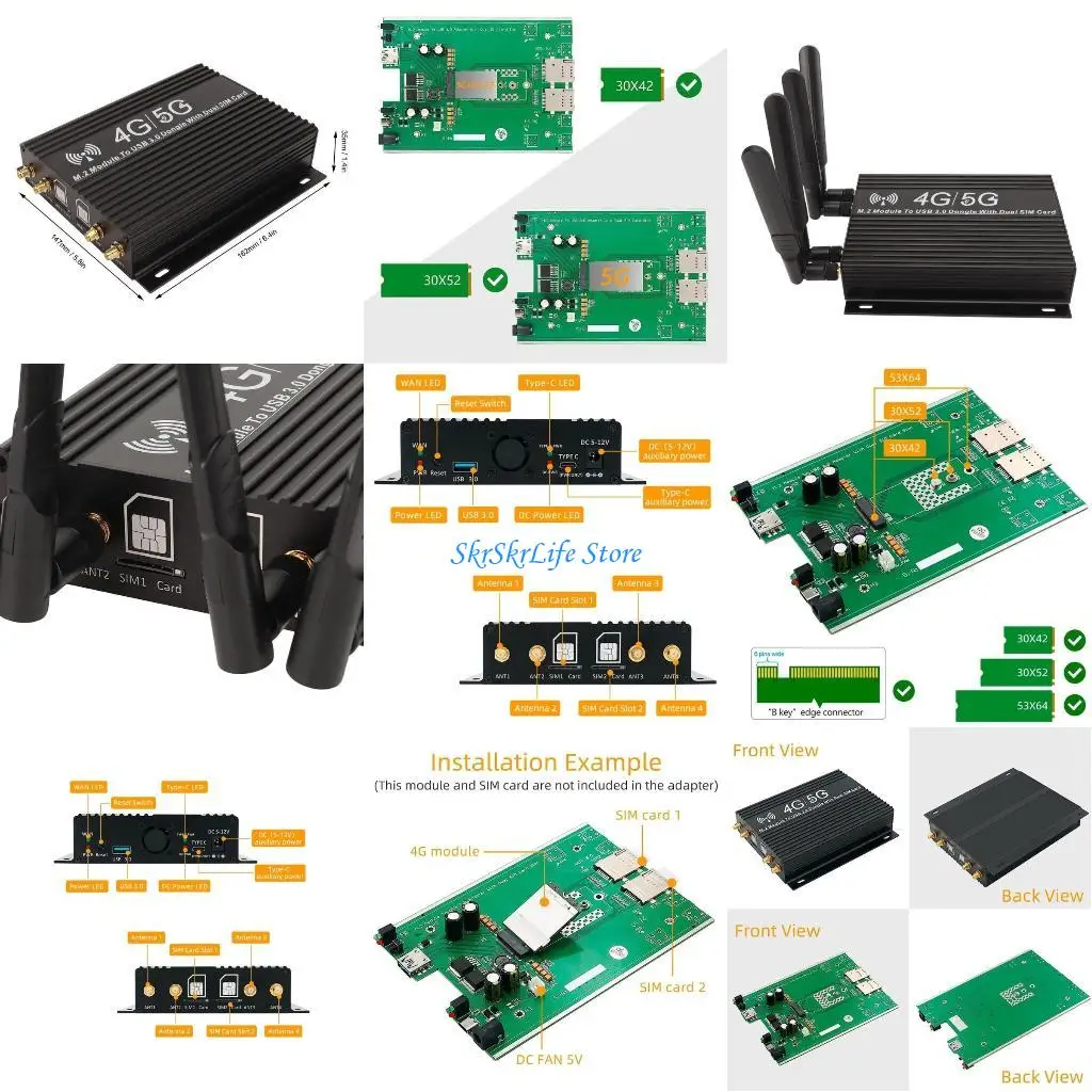 

E65E to USB3.0 Transfer Modules with Elegant Fan-Enhanced Design Supports Usb3.0 of Cards