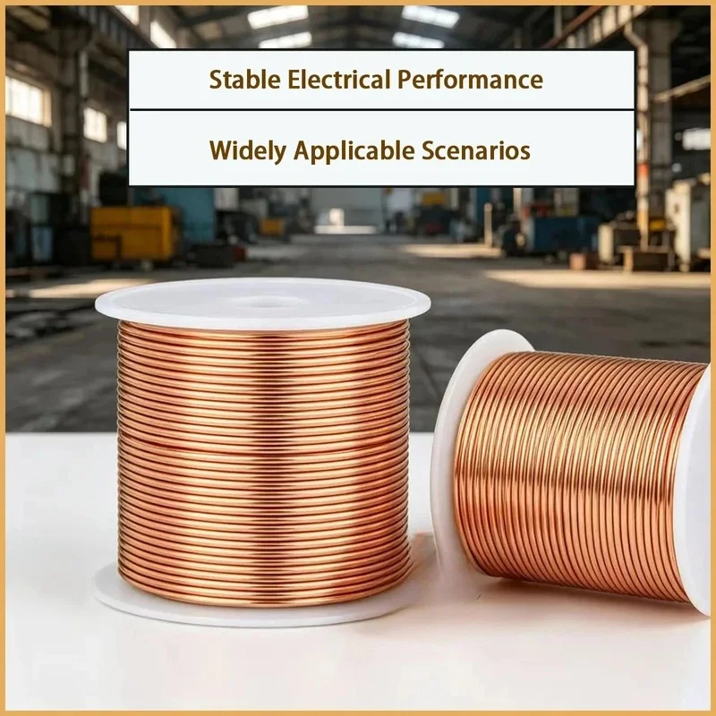 0.04-1.3mm Diameter Pure Copper Wire For Electrical Motor Winding Industrial Power Transmission Excellent Electrical