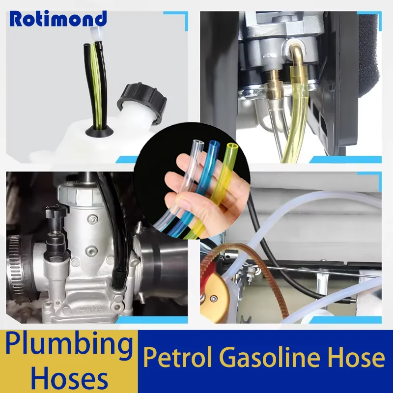 

2/5/10/20m TPU Oil Petrol Hose 2x3.5/2x4/2.5x5/3x5/3x6/4x6/5x8/6x8/7x10mm Fuel Pipe for Car Motorcycle Fuel TankChainsaw Blower
