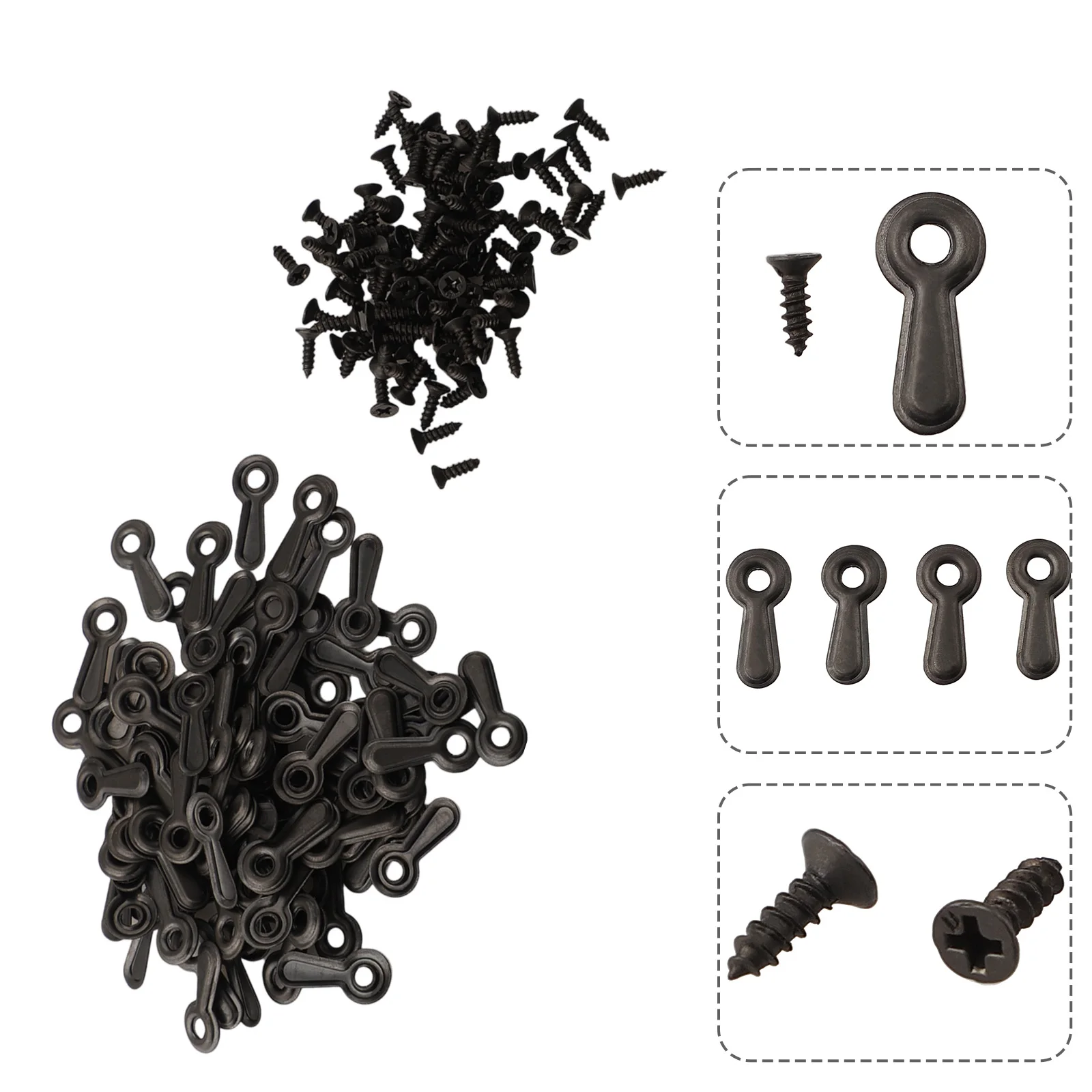 Frame Backing Clips Framing Parts Hardware Photo Framing Delicate Shape Easy Installation Exquisite Workmanship