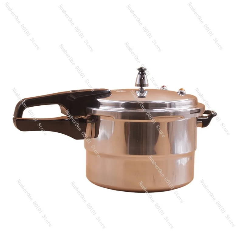 Aluminum Alloy Pressure Cooker Cookware Kitchen 3/4/5L Large Capacity Gas Stove Fast Cooking Foods Camping Supplies Equipment