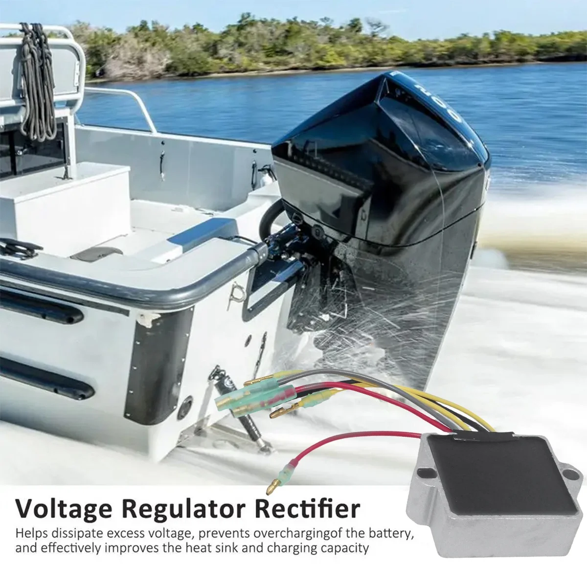 Voltage Regulator for Mariner Mercury Outboard 830179 2 815279 3 815279 5 883072T Mercury Rectifier 2.5