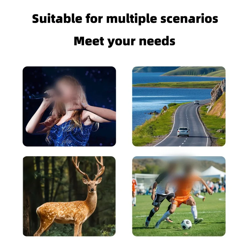 مجموعة عدسات المقربة المتنقلة 22x/32x عدسة التلسكوب الخارجي المقربة المتنقلة مناسبة للغناء والتصوير الفوتوغرافي في الهواء الطلق وغيرها