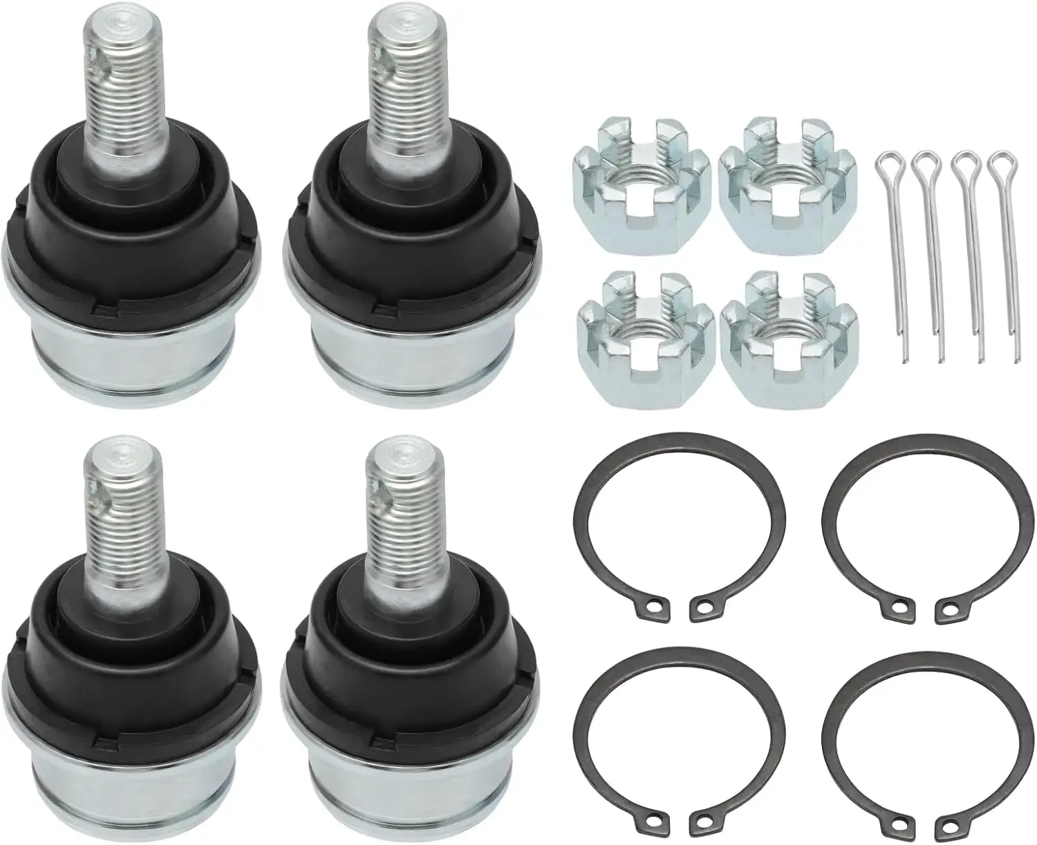 Ball Joint Kit Upper & Lower for Yamaha Rhino 450 660 700 Kodiak 400 450 Big Bear 400 Bruin 350 OEM# 37S-23549-01-00