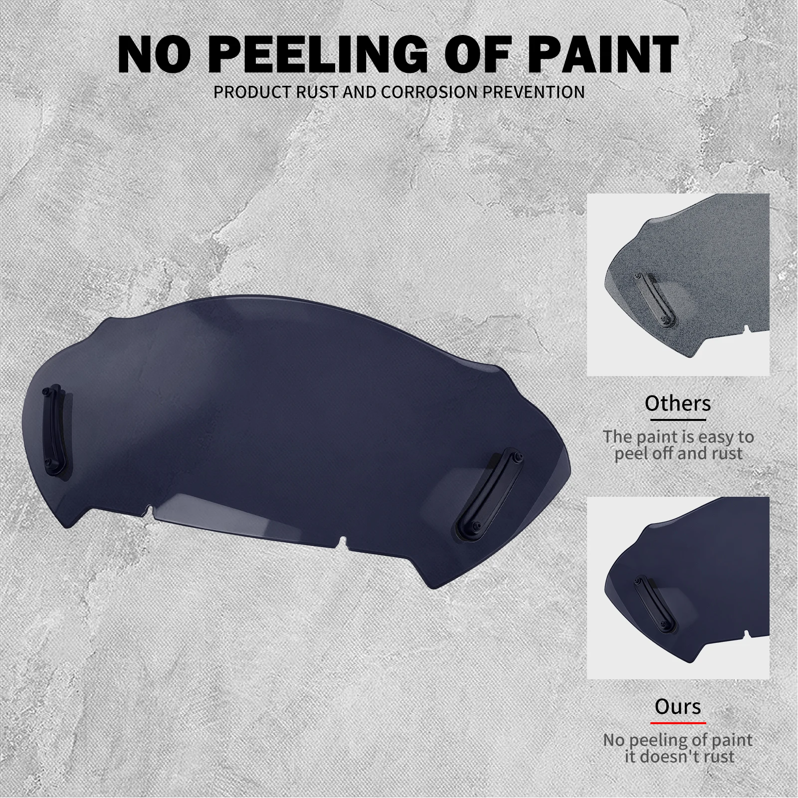 Motorcycle 10'' Windshield Windscreen Fairing Wind Deflector For Harley Touring CVO Road Glide ST FLTRXSTSE 24-26 FLTRXSE 23-25