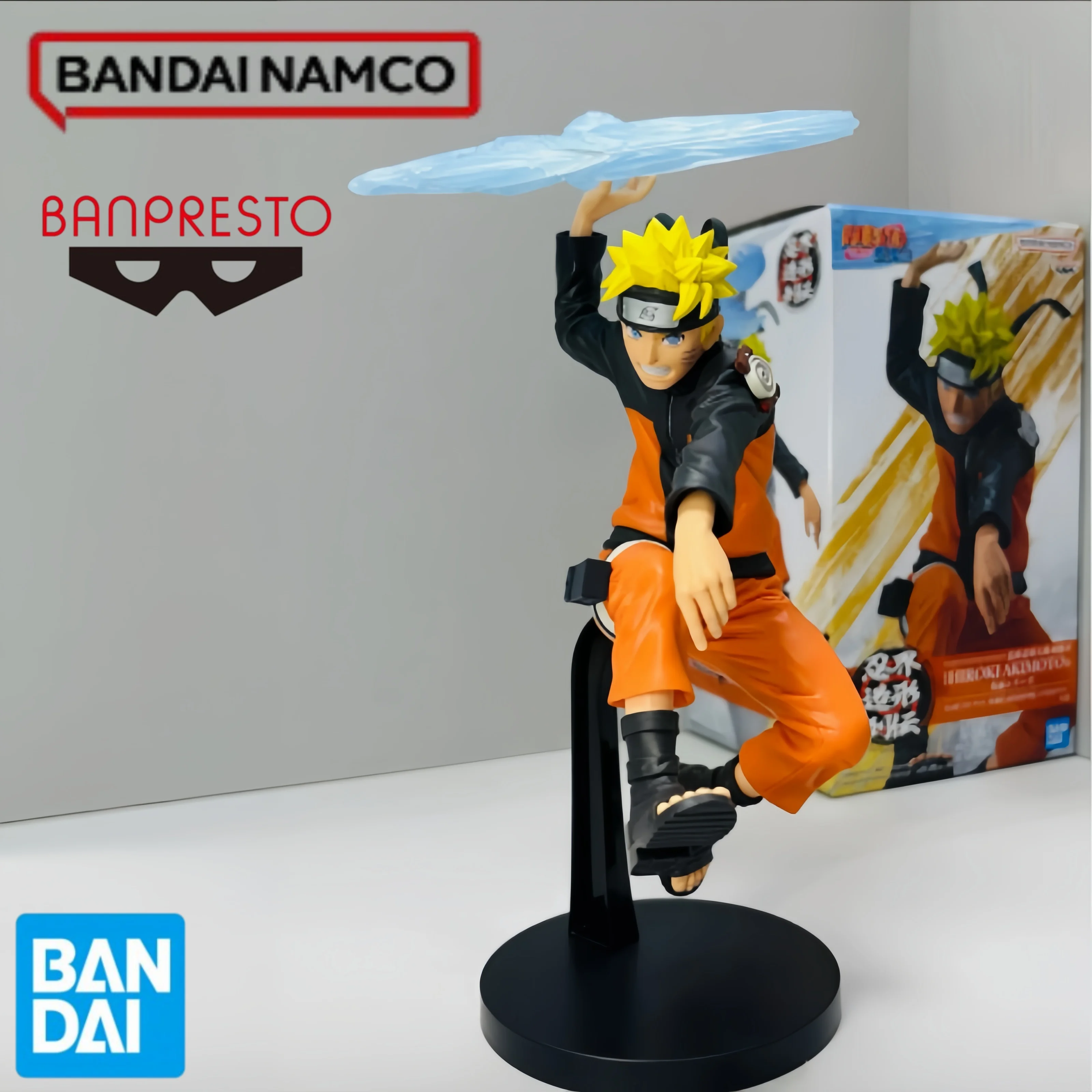Фигурка Наруто Узумаки от Banpresto, серия Shinobi Zoukei Retsuden, 7-й Хокаге, Расен-сюрикен, коллекционная фигурка из ПВХ, подарок, игрушка.