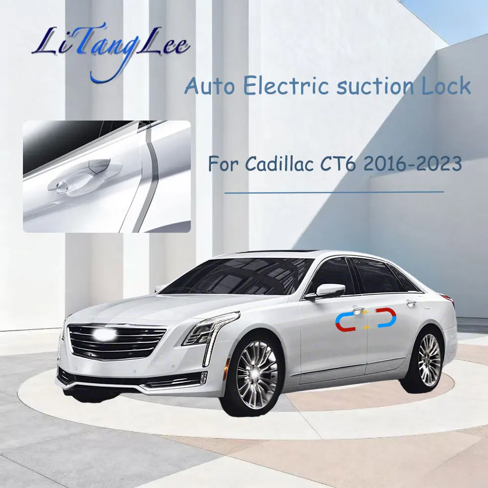 

For Cadillac CT6 2016-2023​​ Car Soft Close Door Latch Pass Lock Actuator Auto Electric Absorption Suction Silence Closer