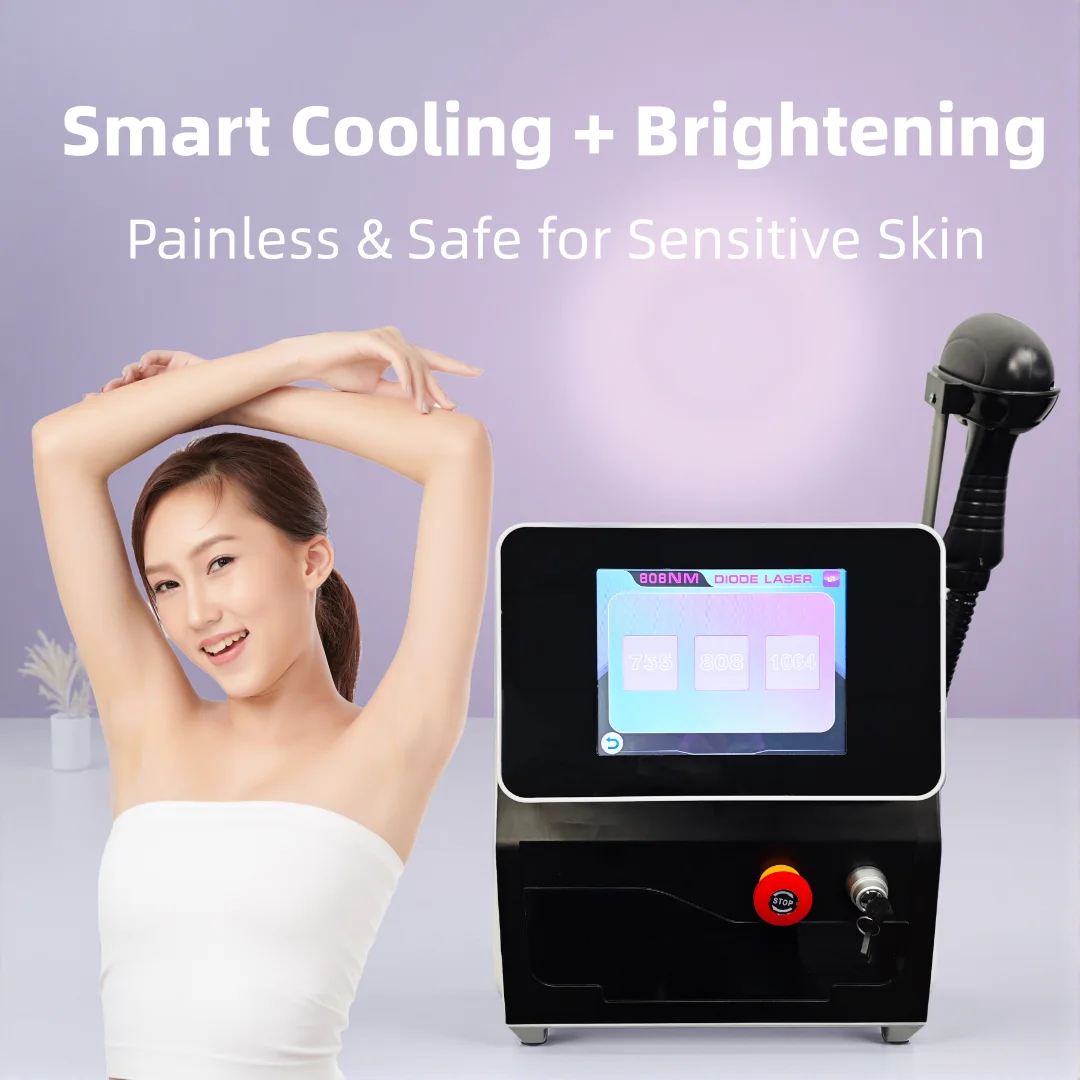 

Диодный лазерный эпилятор с 4 длинами волн, охлаждением Ice Platinum, для постоянного безболезненного удаления волос у женщин и мужчин, для всего тела, для домашнего использования, косметическое оборудование