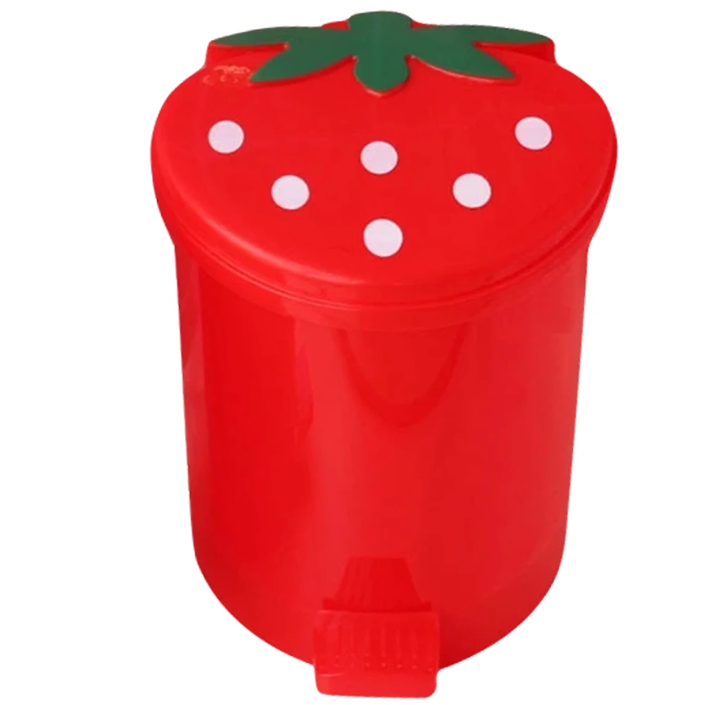 

Mini Trash Can Bedroom Garbage Cans Cartoon Kawaii Bin for Plastic Small Trashcan