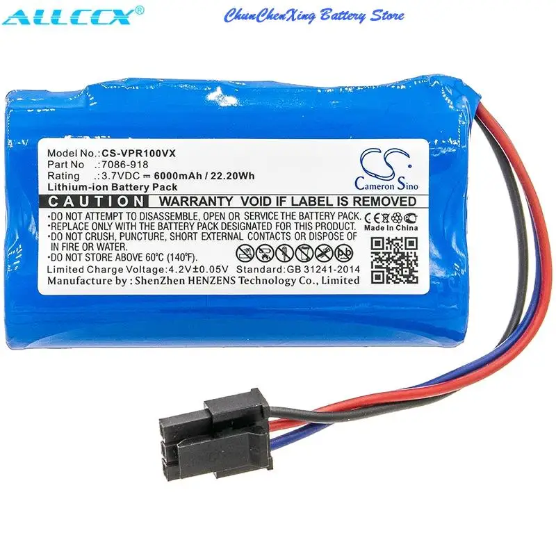 

Cameron Sino 6000mAh Gardening Tools Battery for WOLF Garten Power 100, Classic 60 Mit, BS80 Plus