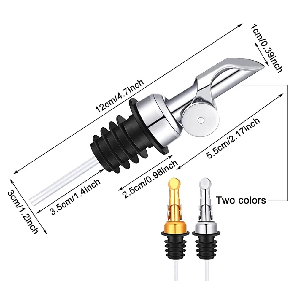 Oil Bottle Stopper Cap, Dispenser, Sprayer Lock, Wine Pourer, Sauce Nozzle, Liquor, Leak-Proof Plug, Kitchen Tools, 1Pc