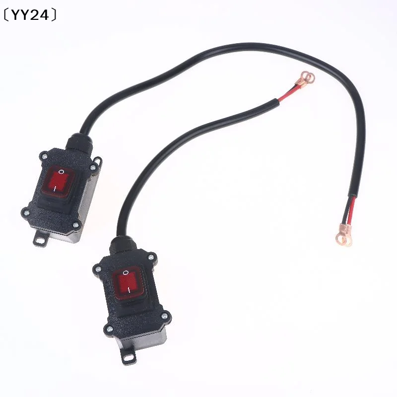 ieniaYY24 ParqueMotorrad-Netzschalter, Batterie-Trennschalter, 12 V/24 V, wasserdichter Stromabschalt-Trennschalter, robuster Kill-Schalter