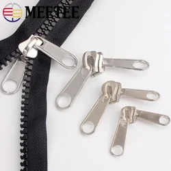 10Pcs 3# 5# 8# 10# 20# Zipper Slider for Nylon Resin Zips Single/Double Side Zippers Puller Head Luggage Tag Sewing Accessories