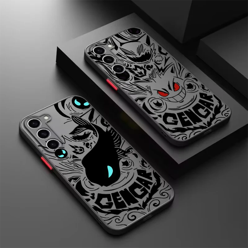 G-Gengars P-Pokemones M-Mewtwos Frosted Translucent For Samsung A53 A52 A33 A32 A51 A71 A21S A13 A73 A50 A22 A12 5G Matte