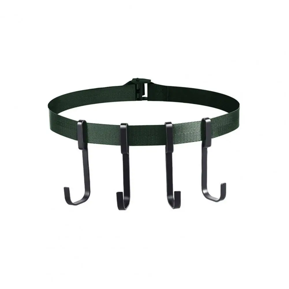 Suporte de carga para árvore Strap Hanger, forte, liberação rápida, multi ganchos engrenagem para acampar, caça, 1 conjunto